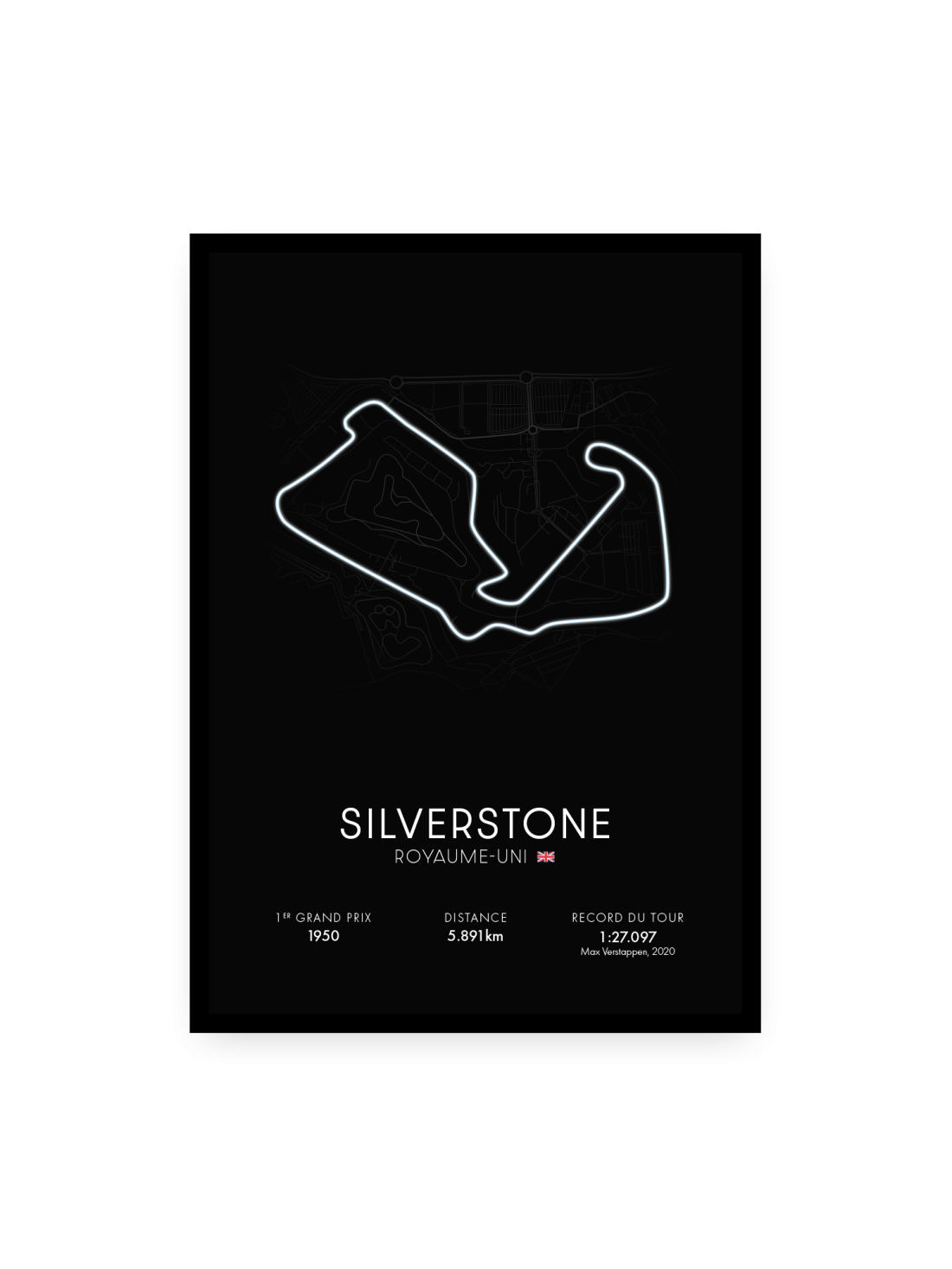 Affiche circuit de Silverstone