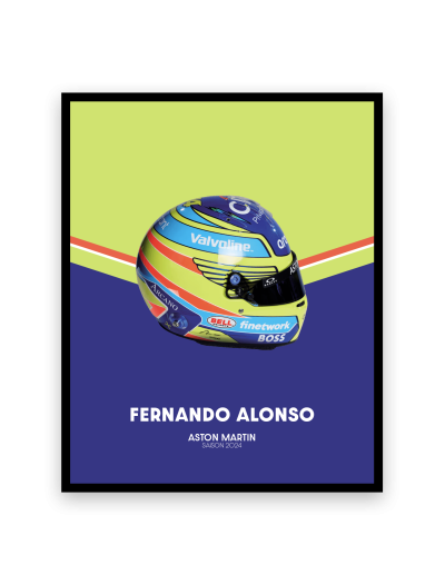 Affiche Fernando Alonso - Saison 2024