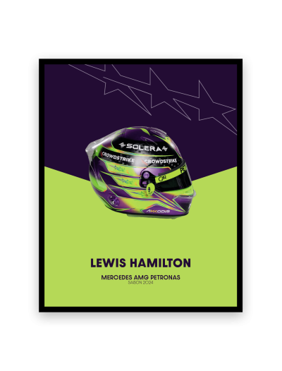 Affiche Lewis Hamilton - Saison 2024
