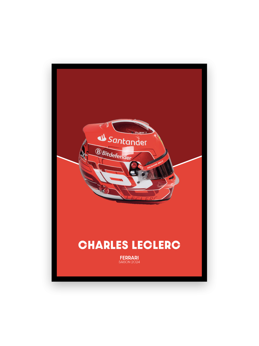 Affiche Charles Leclerc - Saison 2024