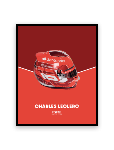 Affiche Charles Leclerc - Saison 2024