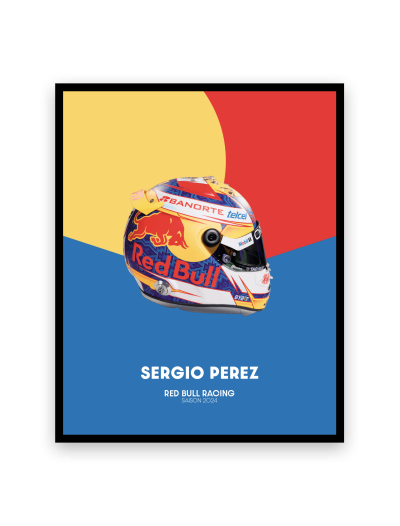 Affiche Sergio Perez - Saison 2024