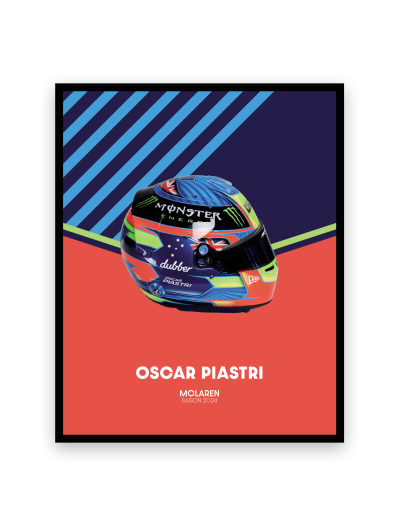 Affiche Oscar Piastri - Saison 2024