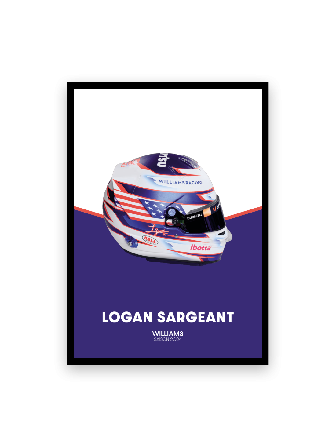 Affiche Logan Sargeant - Saison 2024