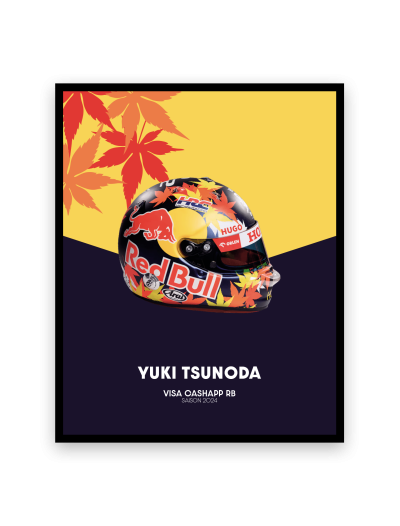Affiche Yuki Tsunoda - Saison 2024