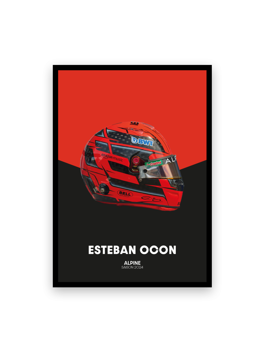 Affiche Esteban Ocon - Saison 2024