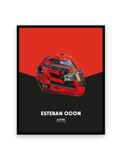 Affiche Esteban Ocon - Saison 2024