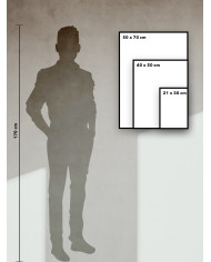 Affiche casque Formule 1 Ollie Bearman Saison 2025 - Canap Club