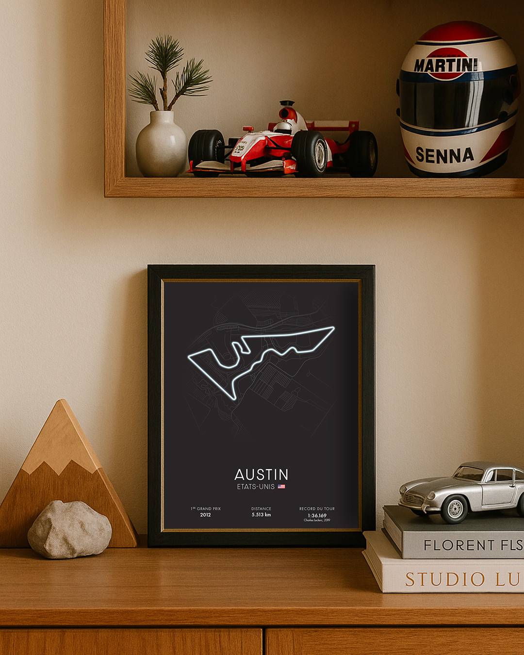 Affiche du circuit de Formule 1 d’Austin - Canap Club Affiche du circuit de Formule 1 d’Austin - Canap Club