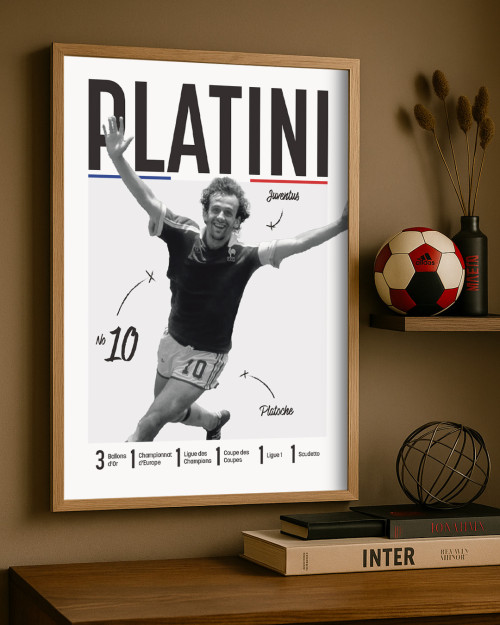 Affiche de la légende Michel Platini - Canap Club