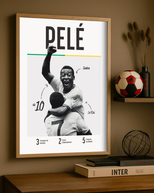 Affiche de la légende Pelé - Canap Club