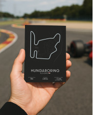 Carte Circuit F1 Hungaroring 10x15 cm – Grand Prix de Hongrie | Canap Club