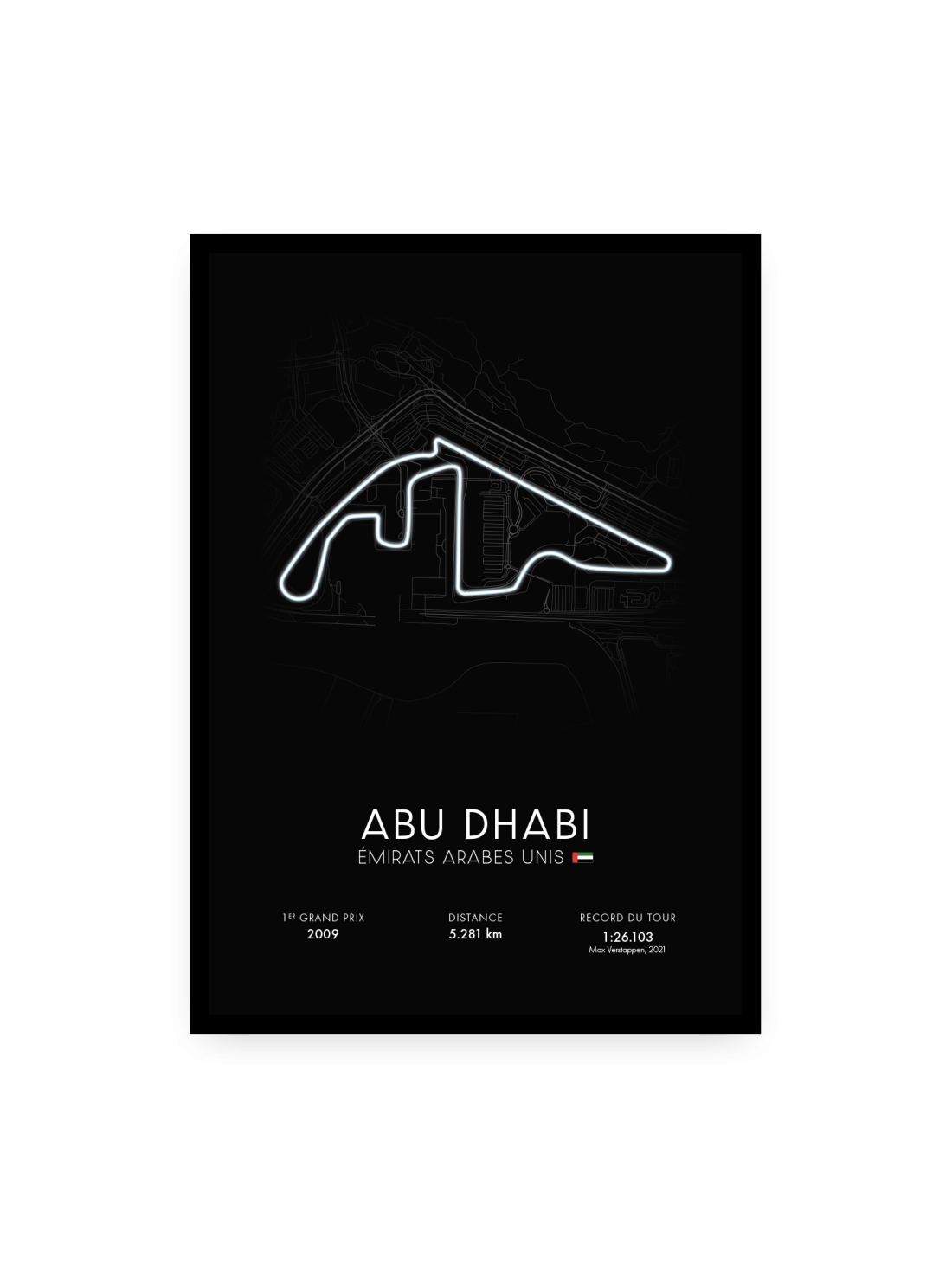 Affiche circuit d'Abu Dhabi