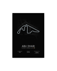 Affiche circuit d'Abu Dhabi