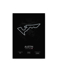 Affiche circuit d'Austin