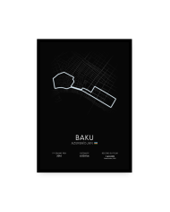 Affiche circuit de Baku