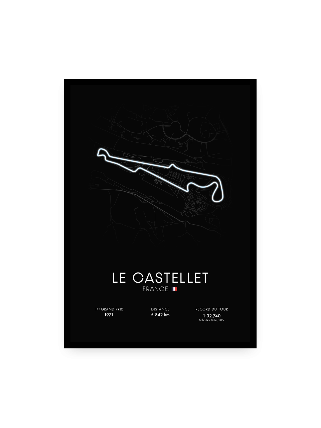 Affiche circuit du Castellet