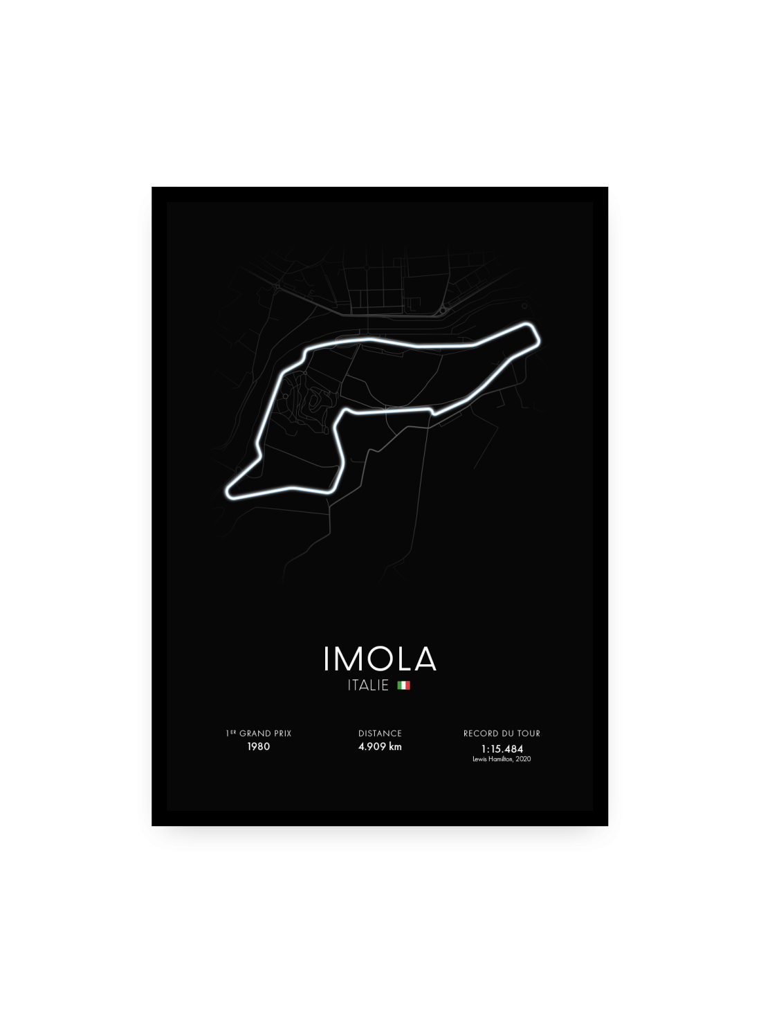 Affiche circuit d'Imola