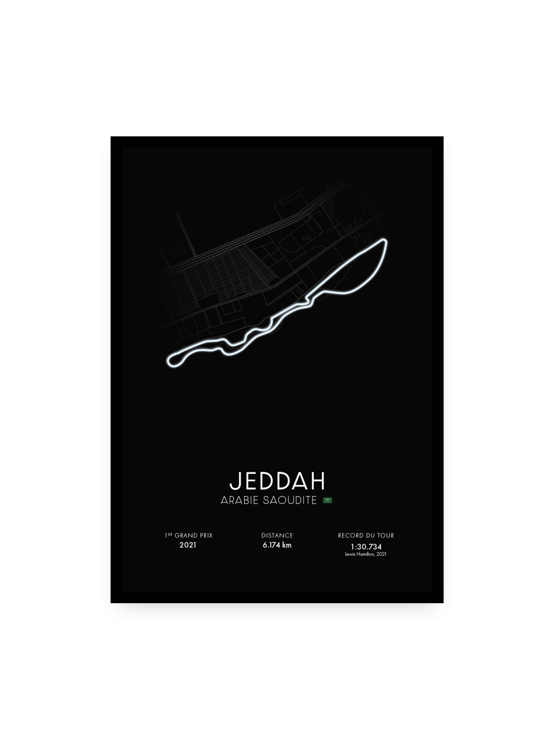 Affiche circuit de Jeddah