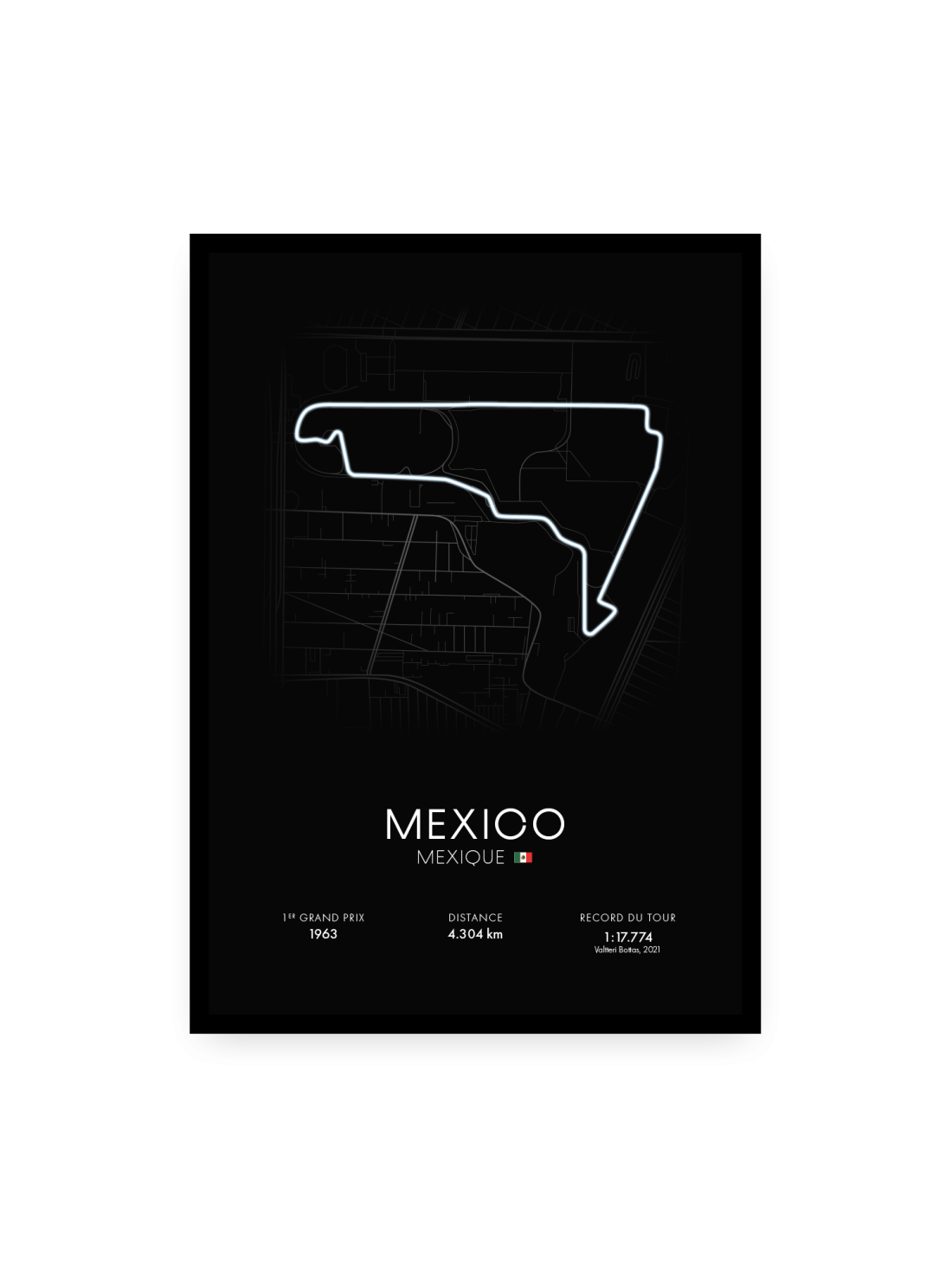 Affiche circuit de Mexico