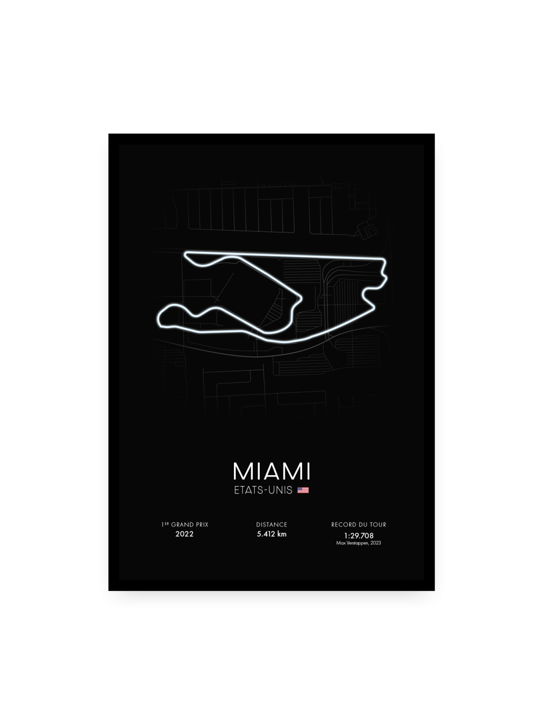 Affiche circuit de Miami