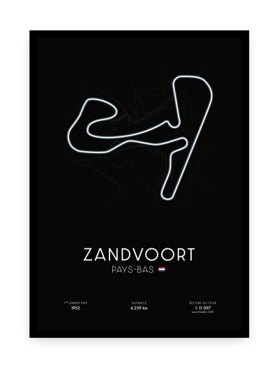 Affiche circuit de Zandvoort