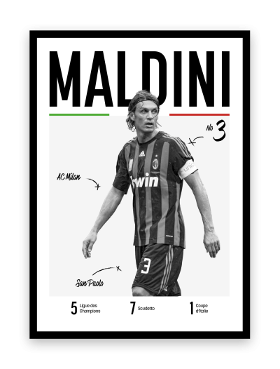 Maldini - Les légendes du Foot