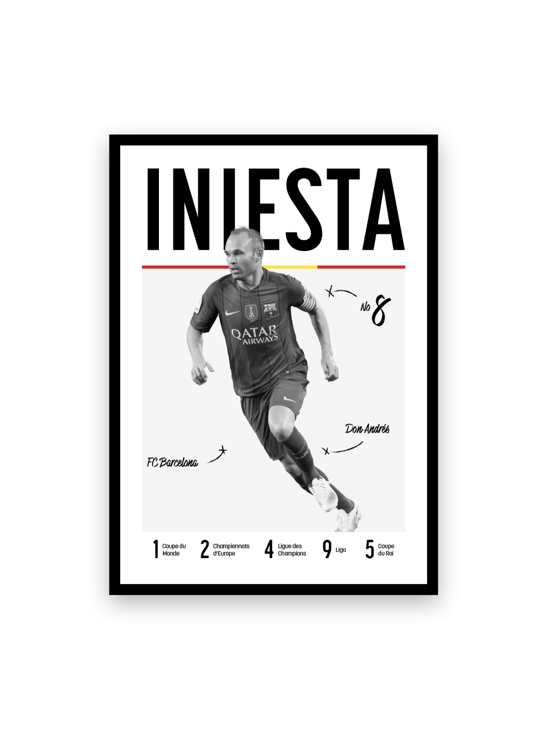 Iniesta - Les légendes du Foot